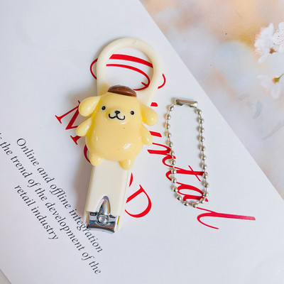 Mașină de tăiat unghii cu desene animate Kawaii Hello Kitty Melody Cinnamoroll Mașină de tăiat unghiile de la picioare Foarfece pentru unghii Cutter pentru unghii