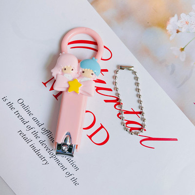 Mașină de tăiat unghii cu desene animate Kawaii Hello Kitty Melody Cinnamoroll Mașină de tăiat unghiile de la picioare Foarfece pentru unghii Cutter pentru unghii