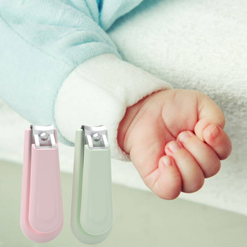Сгъваема ножица за новородени Бебешки комплект за подрязване на нокти Нож за ремонт на нокти за маникюр