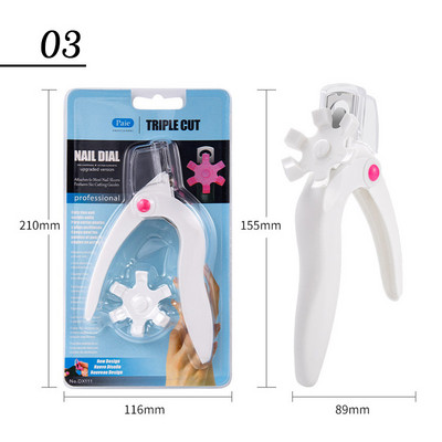 1 buc. Cutter pentru capsule pentru unghii Tip special francez Sfaturi pentru unghii false Foarfece Tuns unghii Accesorii pentru manichiura din otel inoxidabil