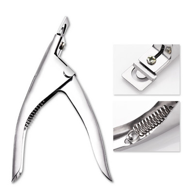 1 buc. Cutter pentru capsule pentru unghii Tip special francez Sfaturi pentru unghii false Foarfece Tuns unghii Accesorii pentru manichiura din otel inoxidabil