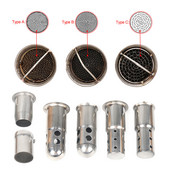 Ulazni ispušni prigušivač motocikla od nehrđajućeg čelika 51 mm 60 mm Podesivi DB ubojiti prigušivač Eliminator buke Prednji katalizator