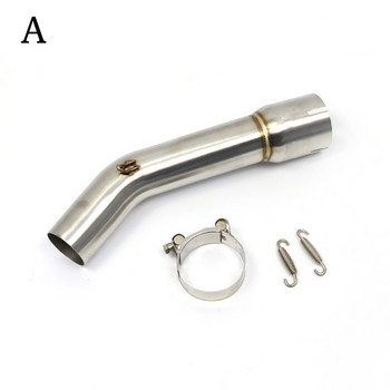 Middle Pipe Escape Moto Motorcycle Exhaust Motorbike Muffler Bike Racing For YZF FZ1N FZ1 FZ8 FZ8N FZ8S FZ1000 2006-2015