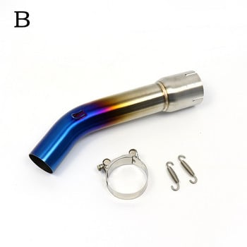 Middle Pipe Escape Moto Motorcycle Exhaust Motorbike Muffler Bike Racing For YZF FZ1N FZ1 FZ8 FZ8N FZ8S FZ1000 2006-2015