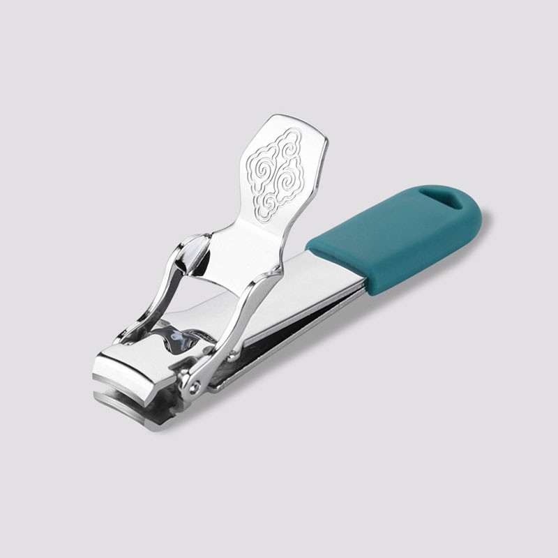 Noul tăietor de unghii ultra-subțire Dispozitiv de tăiat unghii, din oțel inoxidabil, pliabil, de tăiat unghii, foarfecă pentru unghii, instrument de manichiură și pedichiură