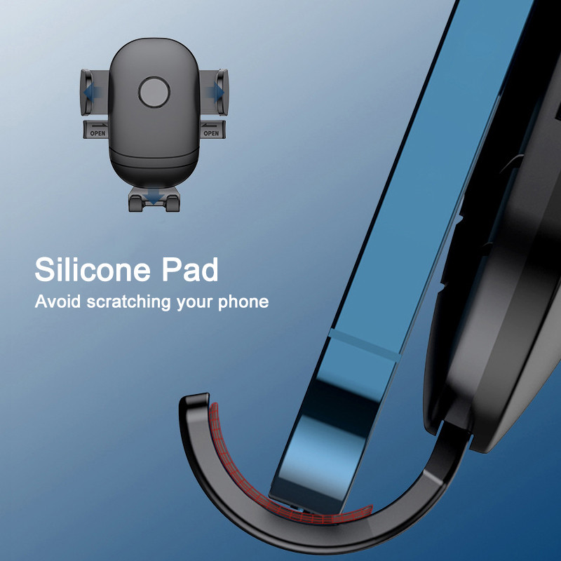 Autotelefoni hoidik tuulutusava kinnituseks Auto mobiiltelefoni GPS-i tugi 4,5–7,0 tolli seadmete jaoks Telefoni autotelefoni klambri kinnitus