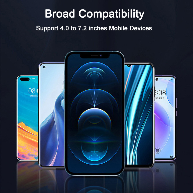 Autotelefoni hoidik tuulutusava kinnituseks Auto mobiiltelefoni GPS-i tugi 4,5–7,0 tolli seadmete jaoks Telefoni autotelefoni klambri kinnitus