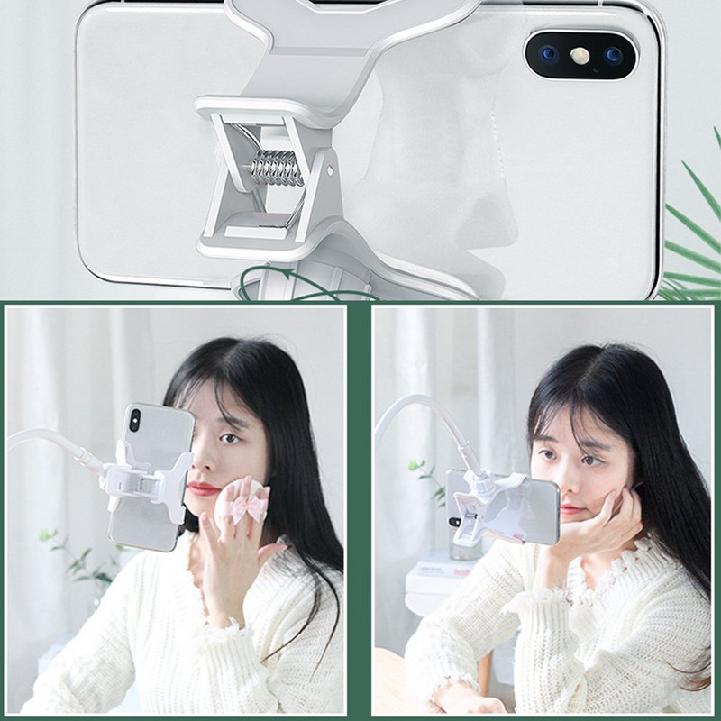 80 cm univerzalni držač za telefon Fleksibilna kopča od 360 stupnjeva za držač za mobilni telefon Lazy Bed Nosač za stolni nosač za montažu na postolje Nosač za stol