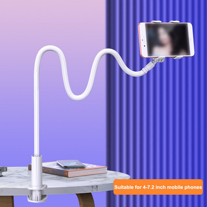 80 cm univerzalni držač za telefon Fleksibilna kopča od 360 stupnjeva za držač za mobilni telefon Lazy Bed Nosač za stolni nosač za montažu na postolje Nosač za stol