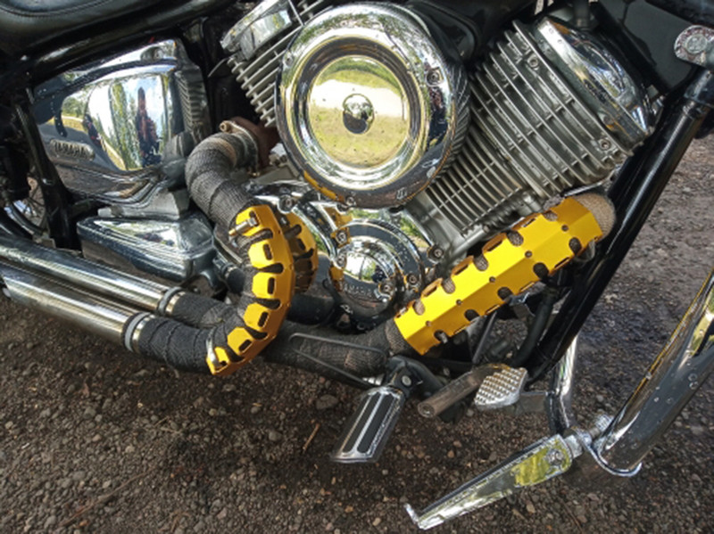 Zaštitni poklopac ispušnog štita motocikla Zaštita od topline Zaštitnik ispušne cijevi od sudara Za CRF YZF KXF RMZ EXC Supermoto