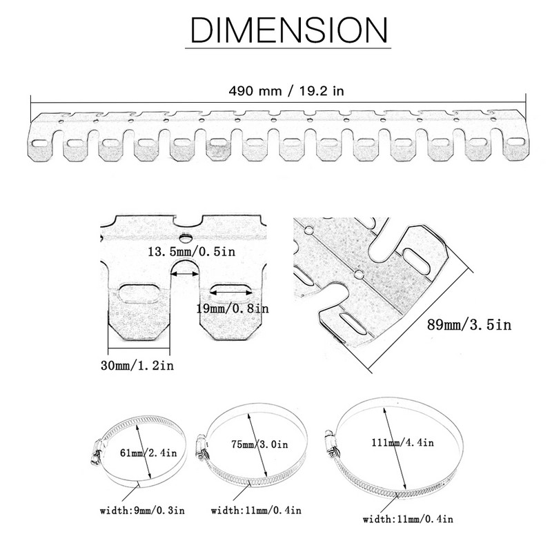 Zaštitni poklopac ispušnog štita motocikla Zaštita od topline Zaštitnik ispušne cijevi od sudara Za CRF YZF KXF RMZ EXC Supermoto