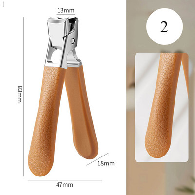 Škare za nokte protiv prskanja od nehrđajućeg čelika Velike škare za rezanje noktiju za debele nokte Profesionalni alati za njegu manikure