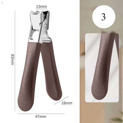 Škare za nokte protiv prskanja od nehrđajućeg čelika Velike škare za rezanje noktiju za debele nokte Profesionalni alati za njegu manikure