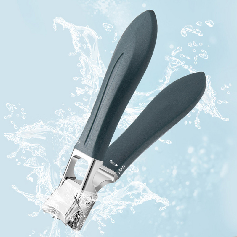 Škare za nokte protiv prskanja od nehrđajućeg čelika Velike škare za rezanje noktiju za debele nokte Profesionalni alati za njegu manikure