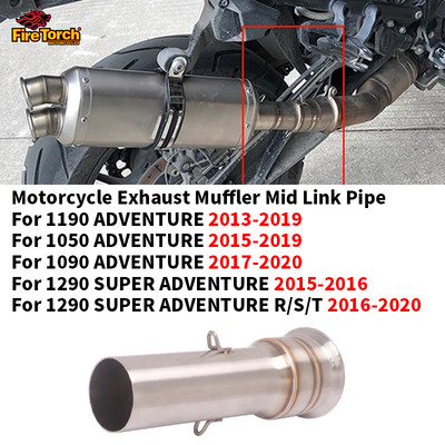 Slip On For Super DUKE 1050 1090 1190 KTM 1290 2013-2016 51mm Exhaust Escape Modify Connect Middle Tube Link Pipe