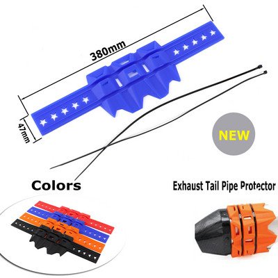 Изпускателен ауспух Защита на щита на опашната тръба за Beta RR 2T RR RS 4T за GAS GAS EC 2T 4T XC250 300 FSE FSR XC250 XC300