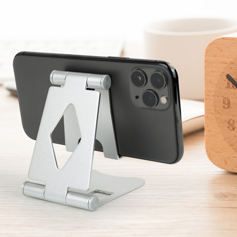 Μεταλλικό πτυσσόμενο Tablet Κινητό Τηλέφωνο Επιτραπέζιο Βάση Τηλεφώνου Επιτραπέζιο Στήριγμα Ρυθμιζόμενο στήριγμα γραφείου Βάση Smartphone