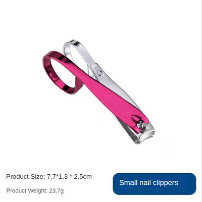 Uued süsinikterasest küünekäärid küünte puhastamiseks varbaküünte jaoks Kaasaskantav maniküür pediküür küünetööriist Pika käepideme trimmer varbalõikur