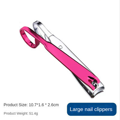 Uued süsinikterasest küünekäärid küünte puhastamiseks varbaküünte jaoks Kaasaskantav maniküür pediküür küünetööriist Pika käepideme trimmer varbalõikur