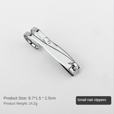 Uued süsinikterasest küünekäärid küünte puhastamiseks varbaküünte jaoks Kaasaskantav maniküür pediküür küünetööriist Pika käepideme trimmer varbalõikur