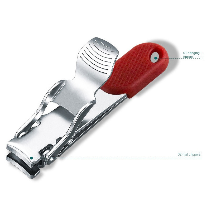 Foarfece profesionale pentru unghii din oțel cu conținut ridicat de carbon, centură abrazivă fină pentru șlefuirea marginilor Master Materiale confortabile pentru unghii pentru profesioniști