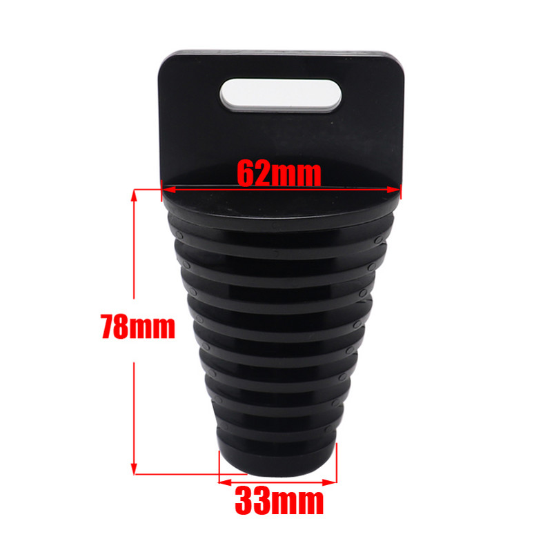 Opritor țeavă de eșapament de 33-62 mm Dop de zgomot de suflare Toba de eșapament Toba de eșapament Dop de spălare rezistent la apă Motocicletă off-road din silicon