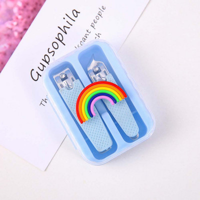 Foarfecă pentru unghii Desene animat Foarfecă de unghii drăguță Cutter Colorat pentru copii Foarfece pentru unghii Pedichiură Trimmer pentru unghii pentru frumusețe Instrument de manichiură