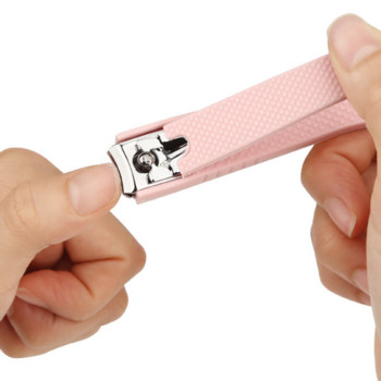 1PC цветна ножица за нокти от неръждаема стомана Машина за рязане на нокти Професионален тример за нокти Висококачествен инструмент за подстригване на нокти на пръстите на краката