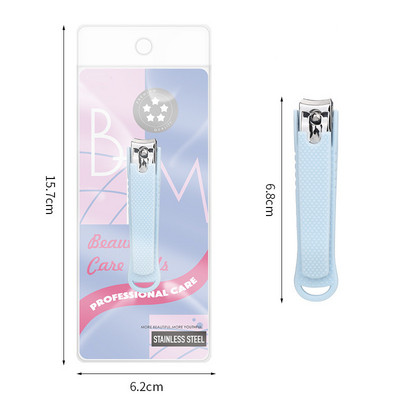 1PC Mașină de tăiat unghii colorată din oțel inoxidabil Mașină de tăiat unghii Mașină profesională de tuns unghii Instrument de tăiat unghii de înaltă calitate