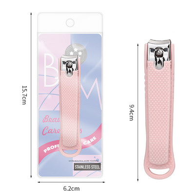 1PC Mașină de tăiat unghii colorată din oțel inoxidabil Mașină de tăiat unghii Mașină profesională de tuns unghii Instrument de tăiat unghii de înaltă calitate