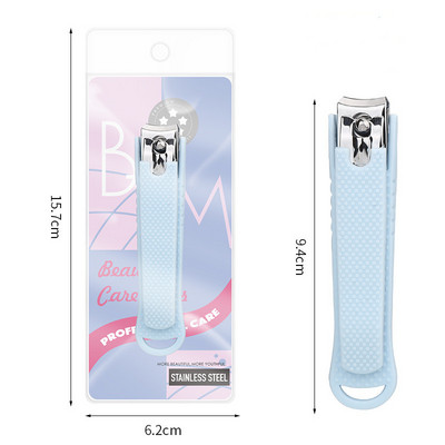 1PC Mașină de tăiat unghii colorată din oțel inoxidabil Mașină de tăiat unghii Mașină profesională de tuns unghii Instrument de tăiat unghii de înaltă calitate