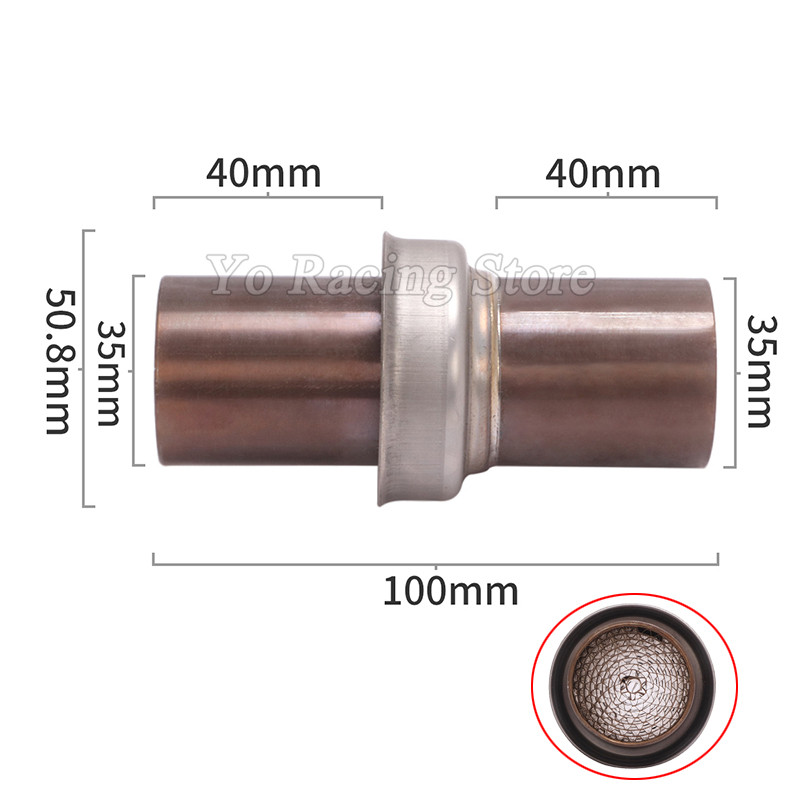 Catalizator universal de evacuare a motocicletei de 51 mm DB Killer Reduce zgomotul cuplu ridicat la viteză redusă a tobei de eșapament Tratament de purificare a gazului