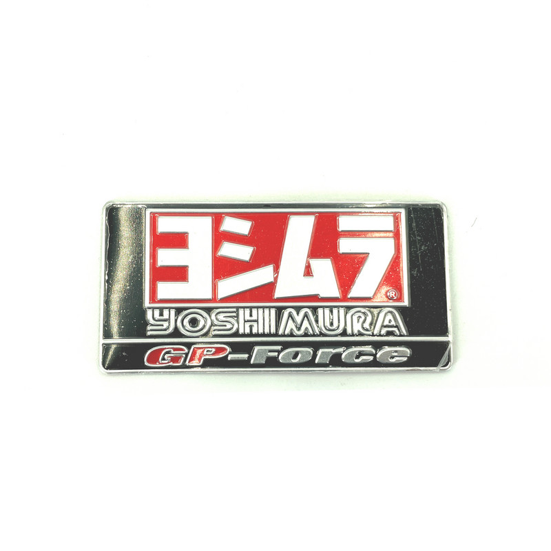 Eșapament de motocicletă din aluminiu Yoshimura autocolant țeavă de eșapament 3D autocolante pentru Honda Yamaha Suzuki Kawasaki Ducati Benelli Cafe Racer