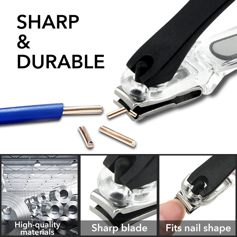 1kom profesionalne škarice za nokte 360 rotacija Alati za manikuru Trimer za pedikuru Nokti na rukama Škare za nokte