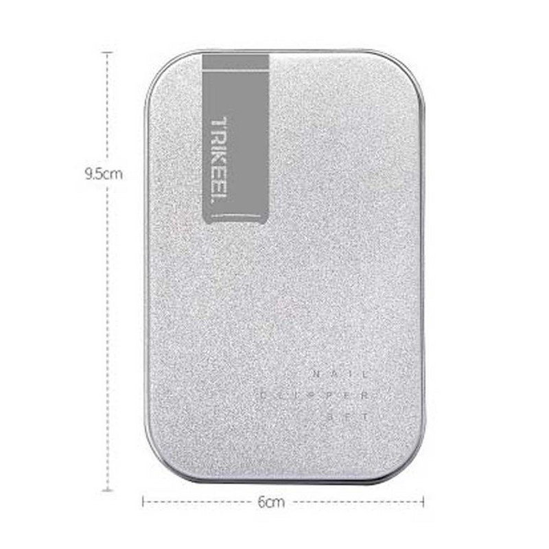 2Pcs/set Grickalice za nokte Set Prijenosni set za manikuru Brušenje noktiju Alati za pedikuru s kosim ustima Kućanski