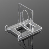 Suporturi acrilice pentru afișaj de lucru Suport universal de birou transparent pentru cărți de vizită Suport de afișare pentru cărți de vizită, șevalet de benzi desenate, suport pentru tabletă, suport pentru cărți