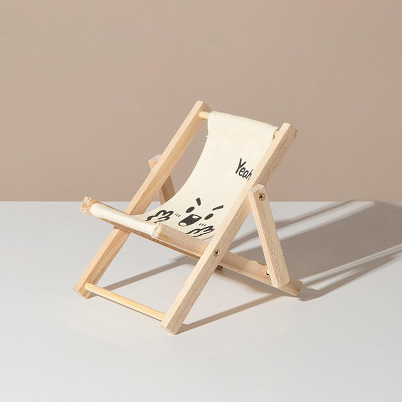 Suport creativ pentru telefon de birou, rezistent la uzură, scaun de plajă, artizanat, tabletă, suport pentru telefon mobil