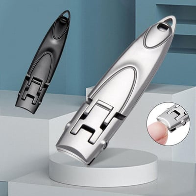 Non-slip Toe Nail Clipper Manicure Tool Portable Toenail Cutter Stainless Steel Manicure Clipper for Home Use