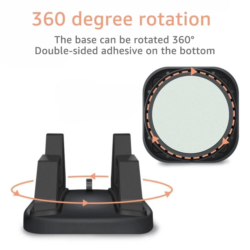 Suport pentru telefon pentru mașină Dashoboard Suport pentru smartphone, rotație de 360 de grade Suport pentru suport pentru telefon mobil din silicon Suport pentru suport pentru mașină