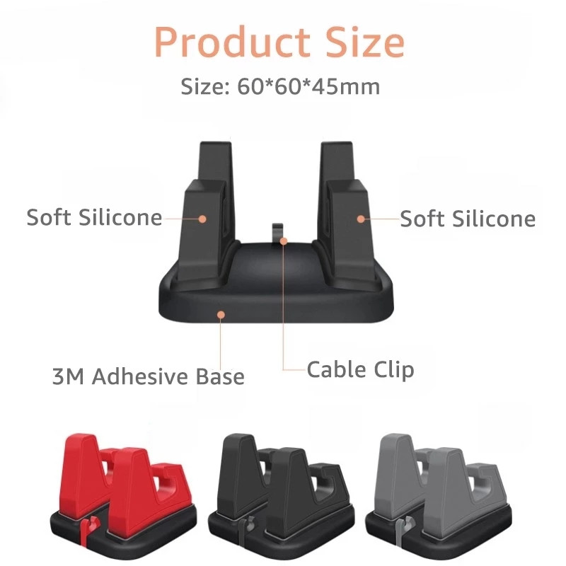 Suport pentru telefon pentru mașină Dashoboard Suport pentru smartphone, rotație de 360 de grade Suport pentru suport pentru telefon mobil din silicon Suport pentru suport pentru mașină