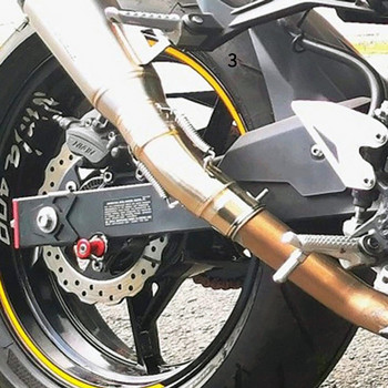 Плъзгане за Kawasaki Ninja 400 Ninja400 EX400 Z400 2017-2023 Изпускателна тръба за мотоциклет Система за ауспух Escape 51MM Mid Link Pipe