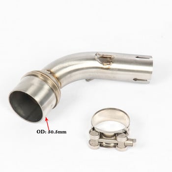 Για Yamaha YZF R25 R3 MT-03 MT03 Εξάτμιση μοτοσικλέτας 51mm Escape Systems Connection Muffler Modified Slip On Middle Link Pipe