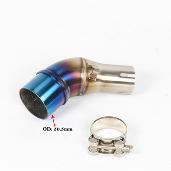 Για Yamaha YZF R25 R3 MT-03 MT03 Εξάτμιση μοτοσικλέτας 51mm Escape Systems Connection Muffler Modified Slip On Middle Link Pipe