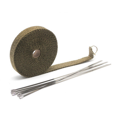 ZSDTRP 5/10/15M pentru mașină Moto scut termic înfășurare Turbo evacuare bandă termică înfășurare țeavă învelitoare scuturi colector antet rolă de pânză izolatoare