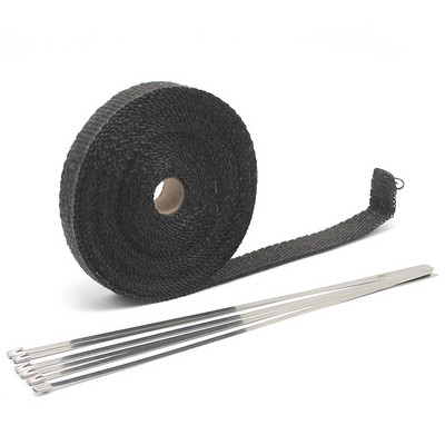 ZSDTRP 5/10/15M pentru mașină Moto scut termic înfășurare Turbo evacuare bandă termică înfășurare țeavă învelitoare scuturi colector antet rolă de pânză izolatoare