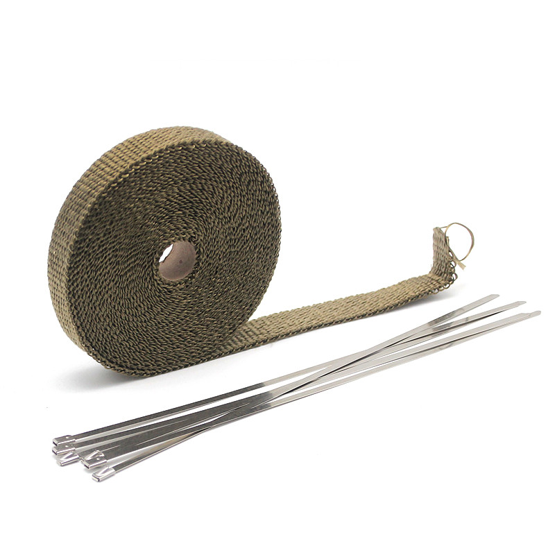 ZSDTRP 5/10/15M pentru mașină Moto scut termic înfășurare Turbo evacuare bandă termică înfășurare țeavă învelitoare scuturi colector antet rolă de pânză izolatoare