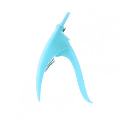 Mugav kunstküünelõikur, libisemisvastane käepide, reguleeritav võltsküünekäärid terava teraga U-tüüpi küüneotste trimmer salongitarbed