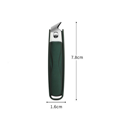 Küünekäärid Super Sharp paksude küünte jaoks Pritsmevastased Vastupidav roostevabast terasest Ergonoomiline libisemisvastane hoob Sisseehitatud küüneviil