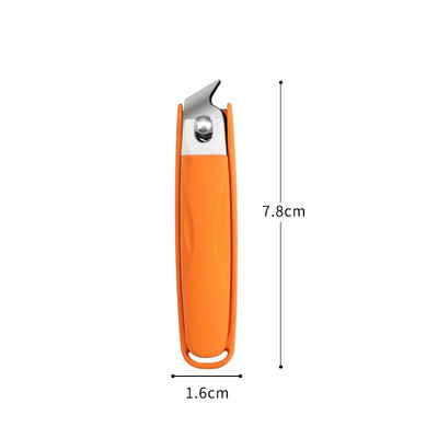 Küünekäärid Super Sharp paksude küünte jaoks Pritsmevastased Vastupidav roostevabast terasest Ergonoomiline libisemisvastane hoob Sisseehitatud küüneviil