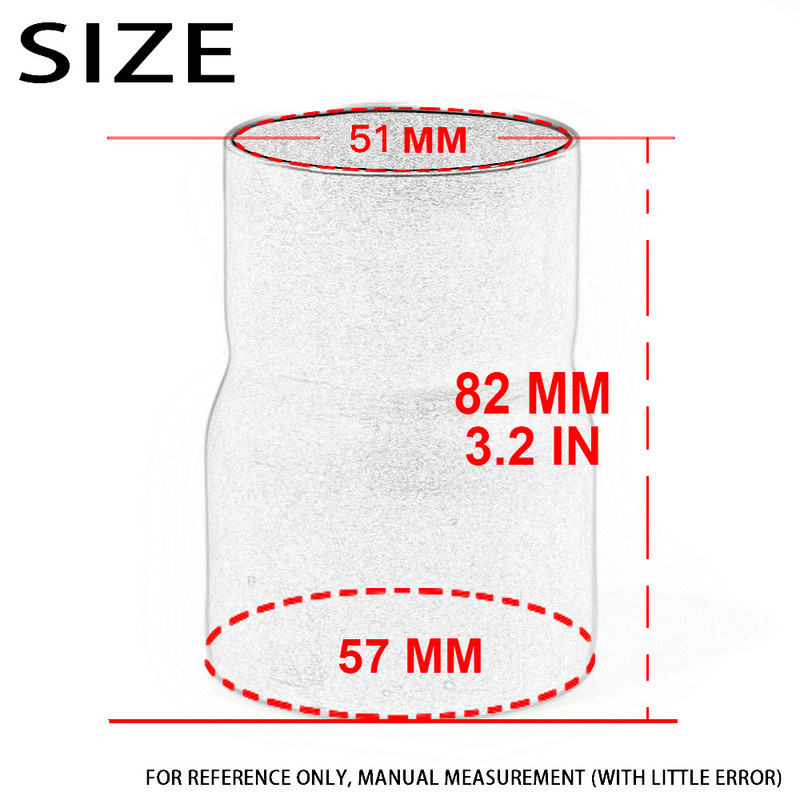 1PC Escape konektor ispušne cijevi motocikla Slip on 61-51MM za Suzuki GSXR GSX-R 600 750 1000 K1 K2 K3 K4 K5 K6 K7 K8 K9 2018